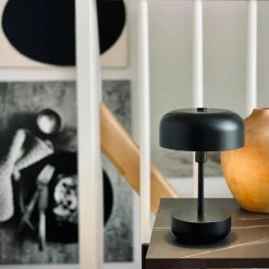 Haipot portabel LED-bordlampe, hvit