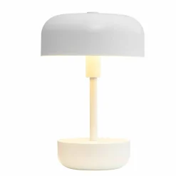 Haipot portabel LED-bordlampe, hvit