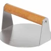 Hamburgerpresse 15 cm, rustfritt stål