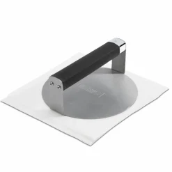 Hamburgerpresse i stål 18,5 cm
