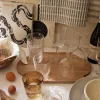 Hammered hvitvinsglass, klar
