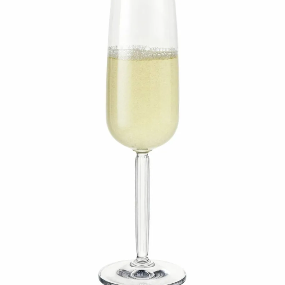 Hammershøi champagneglass, 24 cl, 2 stk, klar