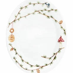 Hammershøi Christmas Oval Bordfat 22,5x28,5 cm