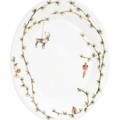Hammershøi Christmas Oval Bordfad 27x34 cm.