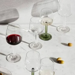 Hammershøi hvitvinsglass 35 cl Ø 8,5 cm 2 stk, grønn
