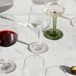 Hammershøi rødvinsglass Ø 9,5 cm 2 stk, klar