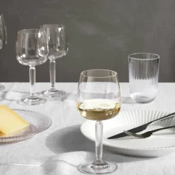Hammershøi rødvinsglass Ø 9,5 cm 2 stk, klar