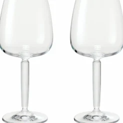 Hammershøi rødvinsglass Ø 9,5 cm 2 stk, grønn