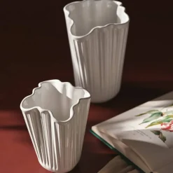 Hammershøi Unfold vase 20,5 cm, hvit