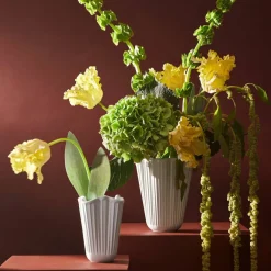 Hammershøi Unfold vase 20,5 cm, hvit