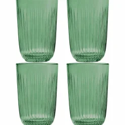 Hammershøi vannglass 37 cl Ø 8 cm 4 stk, grønn