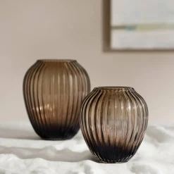 Hammershøi vase, 14 cm, valnøtt