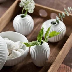 Hammershøi Vase Miniatyr 3-pk Hvit