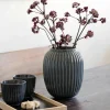 Hammershøi Vase 200 mm Antracitgrå