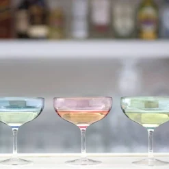 Happy cocktailglass 28 cl, blå