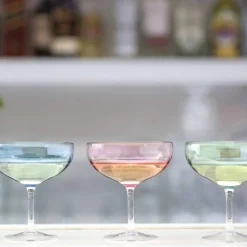 Happy cocktailglass 28 cl, gul