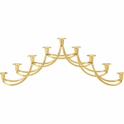 Harmony Menorah lysestake, rustfritt stål