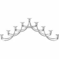 Harmony Menorah lysestake, rustfritt stål