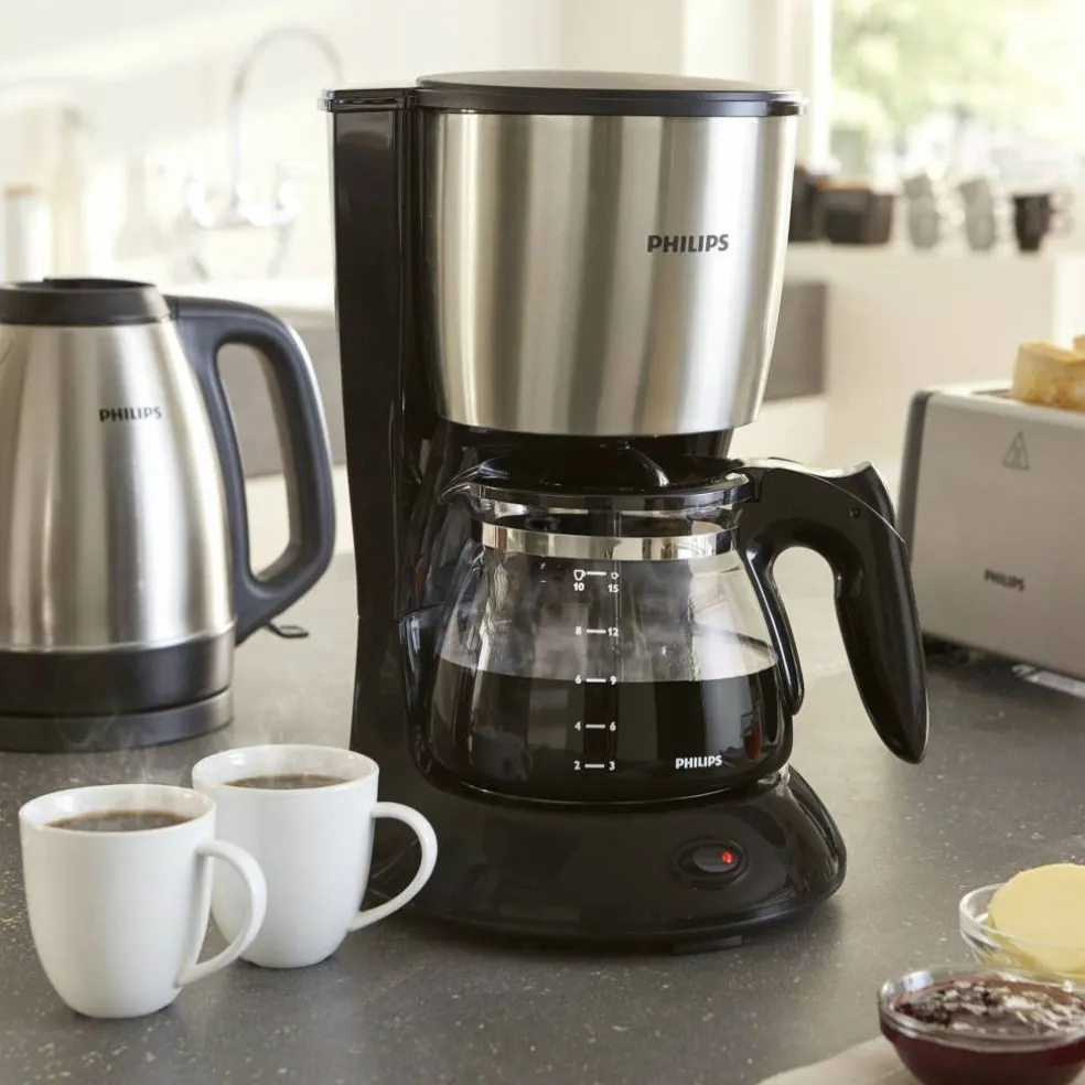 HD7462/20 Daily Collection kaffetrakter, metall/svart