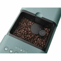 Helautomatisk espressomaskin, hvit