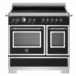 HER95I2EAVT2 Heritage induksjonskomfyr 90 cm med 5 soner og 2 ovner, elfenbenshvit
