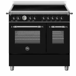HER95I2EAVT2 Heritage induksjonskomfyr 90 cm med 5 soner og 2 ovner, elfenbenshvit