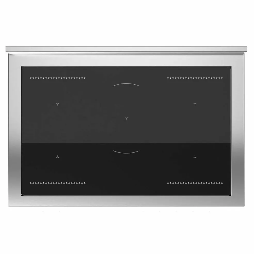 HER95I2ENEC Heritage induksjonskomfyr med dobbeltovn 90 cm 5 soner, mattsvart