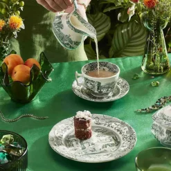 Heritage Green Italian melkekanne 22 cl, grønn/hvit