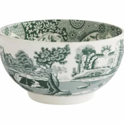 Heritage Green Italian skål 11 cm, grønn/hvit