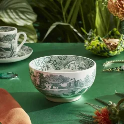 Heritage Green Italian skål 11 cm, grønn/hvit