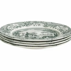 Heritage Green Italian tallerken 27 cm, grønn/hvit