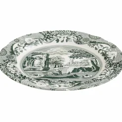 Heritage Green Italian tallerken 20 cm, grønn/hvit