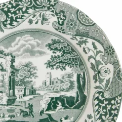 Heritage Green Italian tallerken 20 cm, grønn/hvit