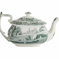 Heritage Green Italian tekanne, grønn/hvit