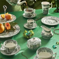 Heritage Green Italian tekanne, grønn/hvit