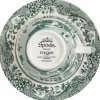 Heritage Green Italian tekopp med fat 20 cl, grønn/hvit