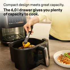 HF5075IBK airfryer 6 liter, svart