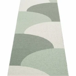 Hill teppe 70 × 180 cm, army/mint/grey