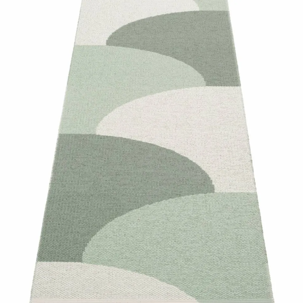 Hill teppe 70 × 180 cm, army/mint/grey