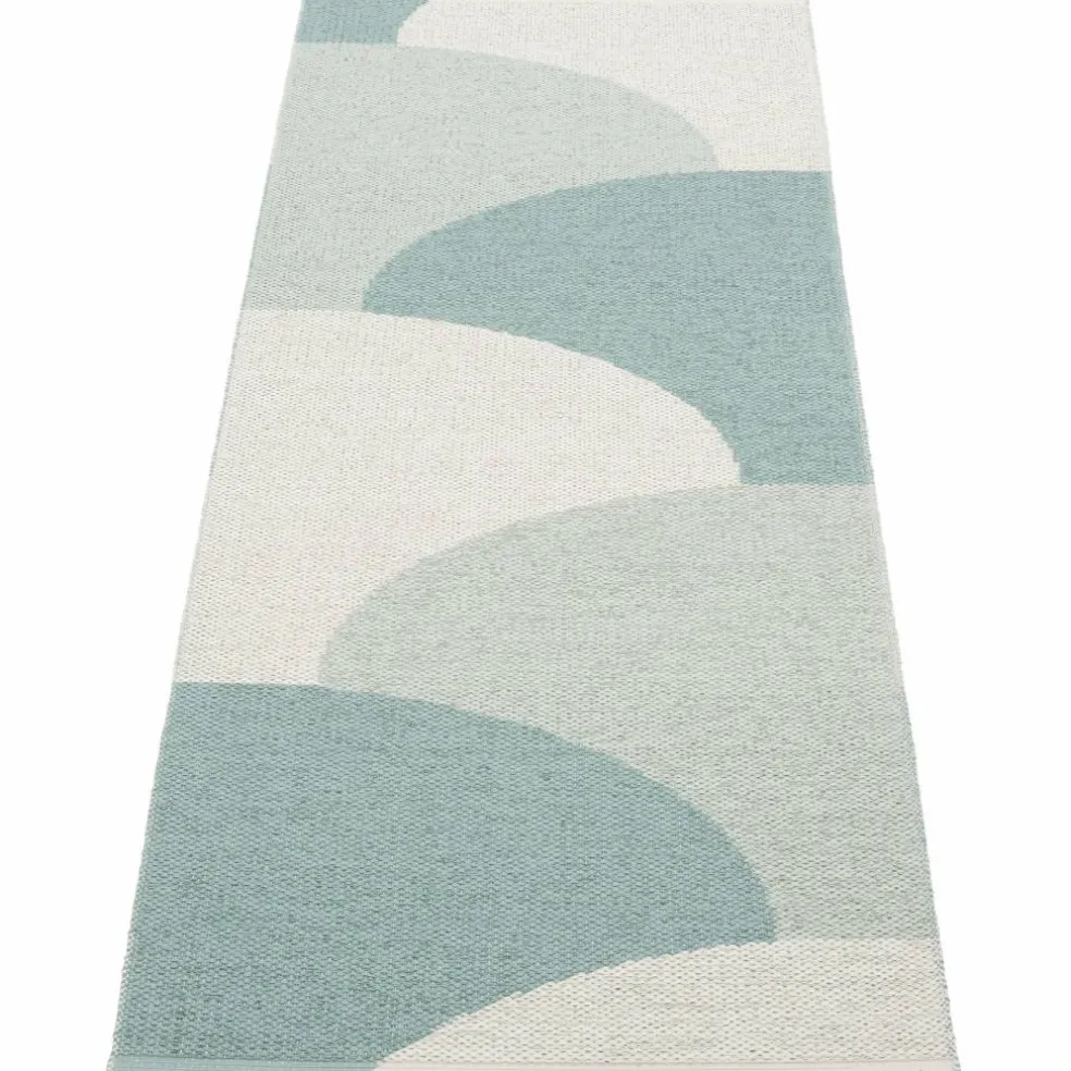 Hill teppe 70 × 180 cm, army/mint/grey