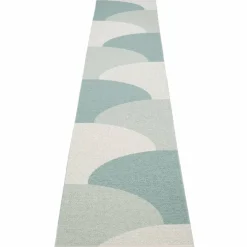 Hill teppe 70 × 360 cm, army/mint/grey