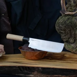Houcho Grønnsakshakke Magnoliahåndtak 17 cm