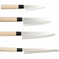 Houcho 4 kniver i balsaboks