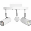Hubble 3 taklampe, hvit