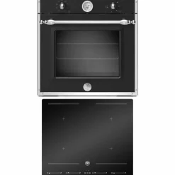 Hvitevarepakke Heritage innbyggingsovn (hvit) + induksjonstopp, 60 cm