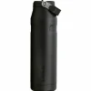 IceFlow Flip Straw flaske 1,06 liter, rose quartz