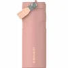 IceFlow Flip Straw flaske 0,47 liter, peach rose