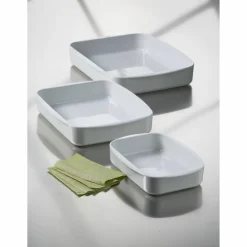 Ildfast fat firkant 30x24 cm. Legio