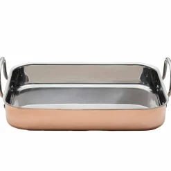 Ildfast form 35x25,5x6 cm, kobber