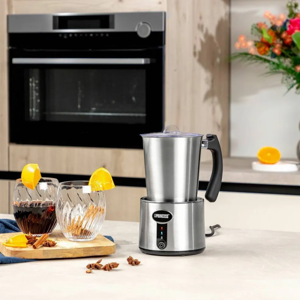 Induction melkeskummer 650 watt, sølv